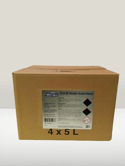 Cera de secado autobrillantes pistas