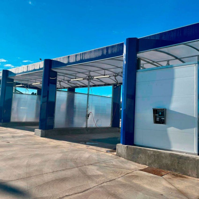 Imagen de pistas de lavado instaladas por Tecafil