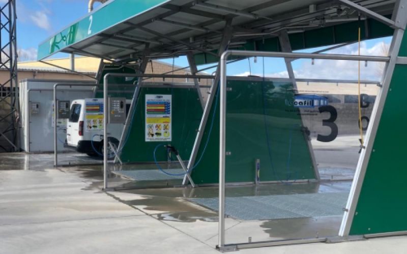 Áreas de lavado para vehículos