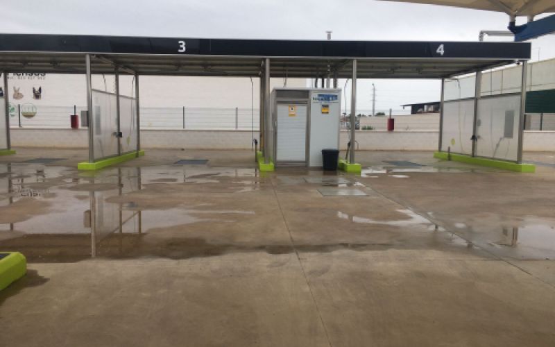 Áreas de lavado para vehículos