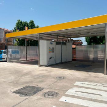 Pista de lavado en Santa Olalla