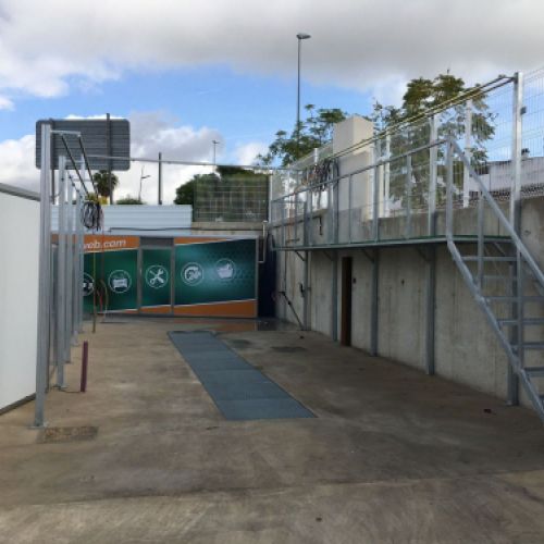 Pasarela para vehículo industrial