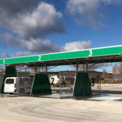 Áreas de lavado para vehículos