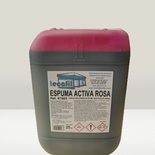 Espuma activa rosa