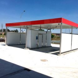 Instalación boxes de lavado