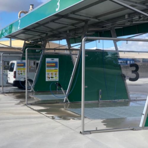 Áreas de lavado para vehículos