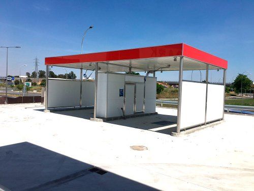Instalación boxes de lavado