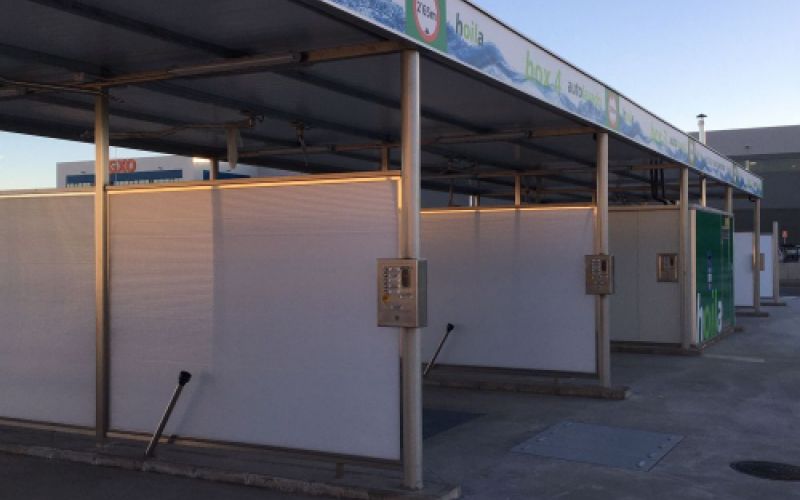 Áreas de lavado para vehículos